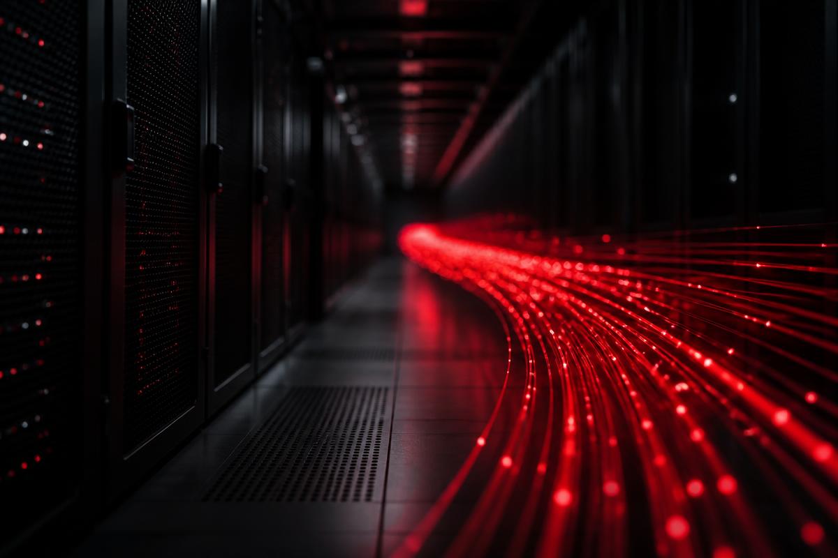 Infrastructure réseau et fibre optique gérée par FM Informatique